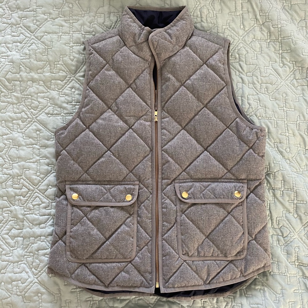J. Crew quilted vest